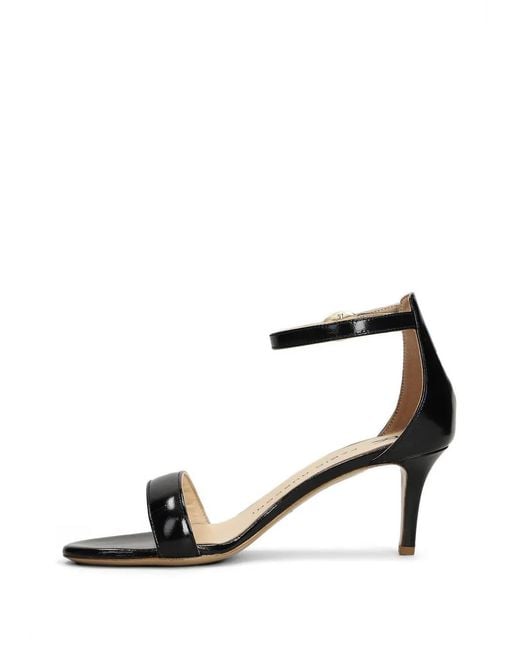 Fabio Rusconi White Patent-Finish Ankle-Strap Sandals
