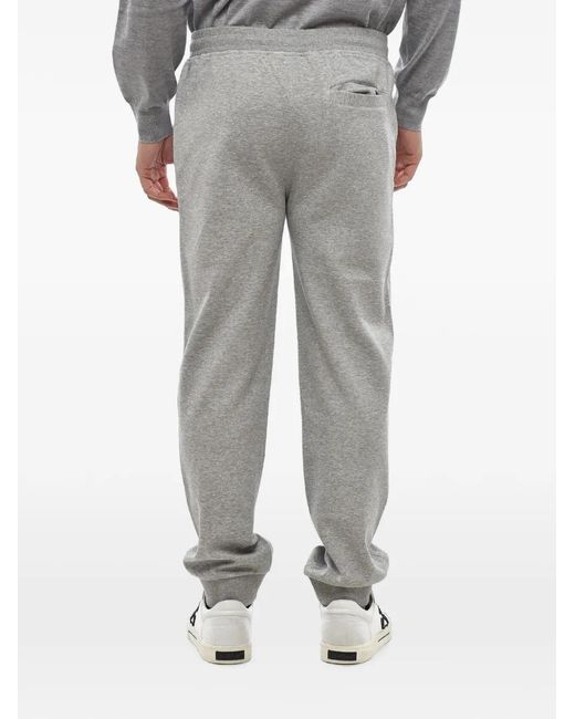 Corneliani Gray Drawstring Track Pants for men