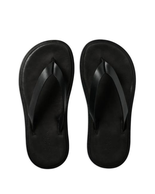 Studio Nicholson Black Curren Leather Sandals for men
