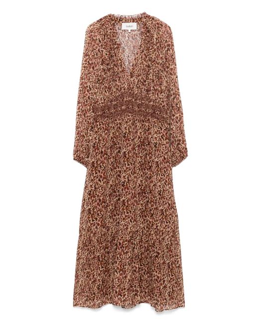 Ba&sh Brown Coraly Maxi Dress