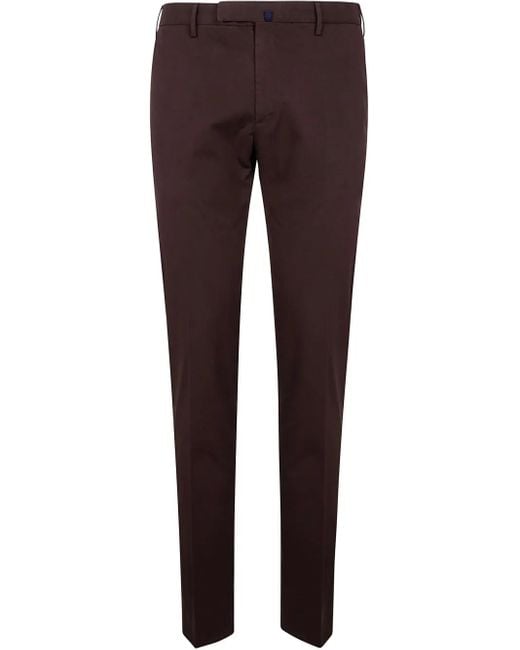 メンズ Incotex センタープレス チノパンツ Brown