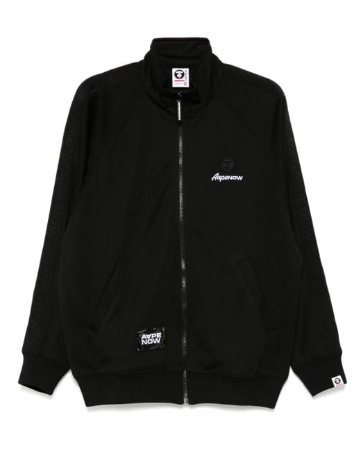 Aape By A Bathing Ape Black Aapenow Track Jacket for men