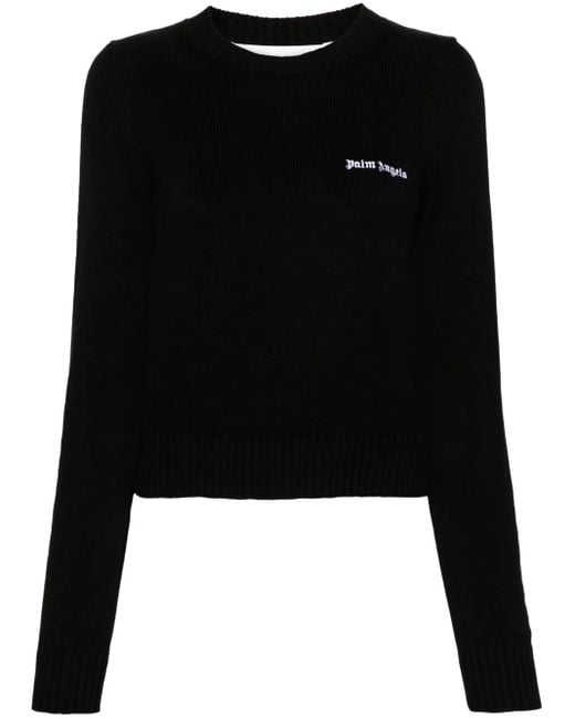 Palm Angels Black Sweaters