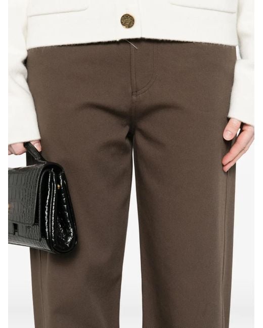 Totême  Gray Twisted Trousers