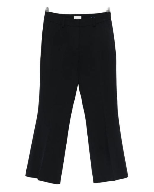 Seductive Black Flared Trousers