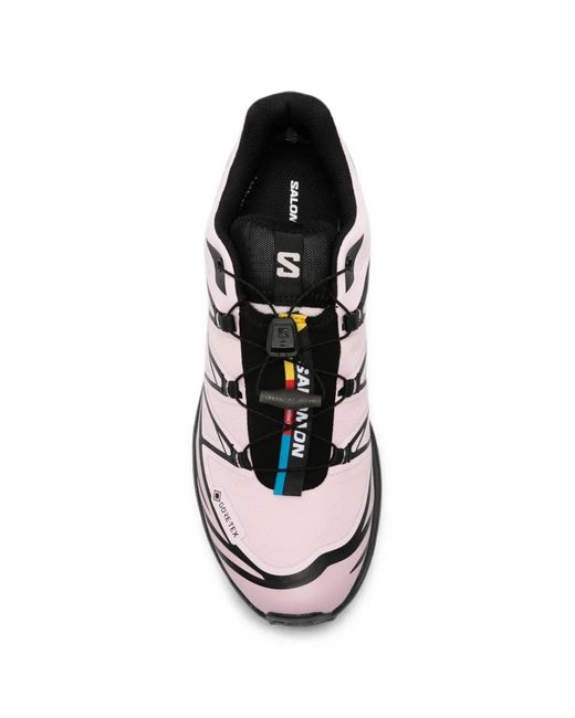Salomon White Xt-6 Gore-Tex Sneakers