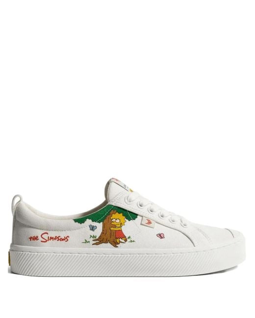 CARIUMA White X The Simpsons Lisa Tree Sneakers