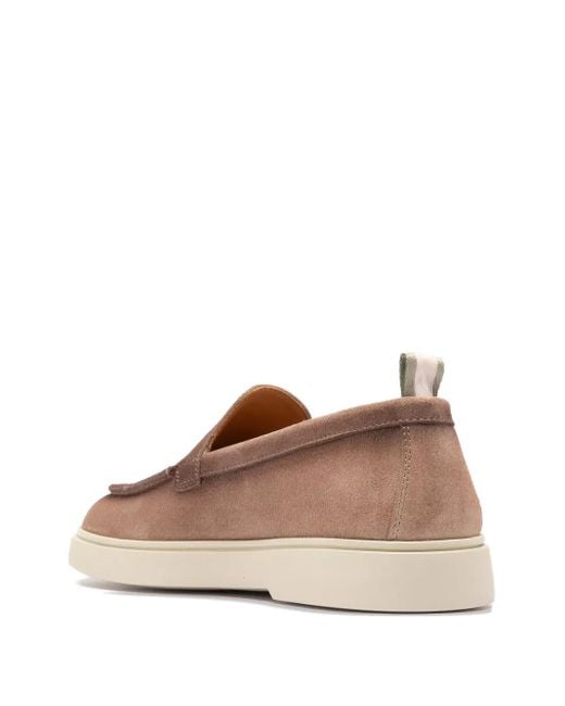 Officine Creative Bones 101 スエードローファー Brown