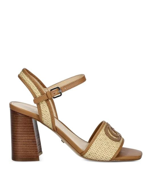 Guess Metallic 85Mm Ganika Woven-Strap Sandals
