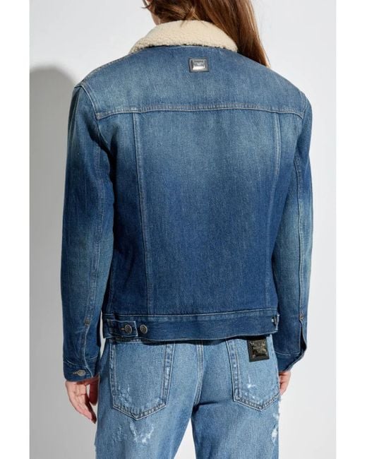 Dolce & Gabbana Blue Denim Jacket