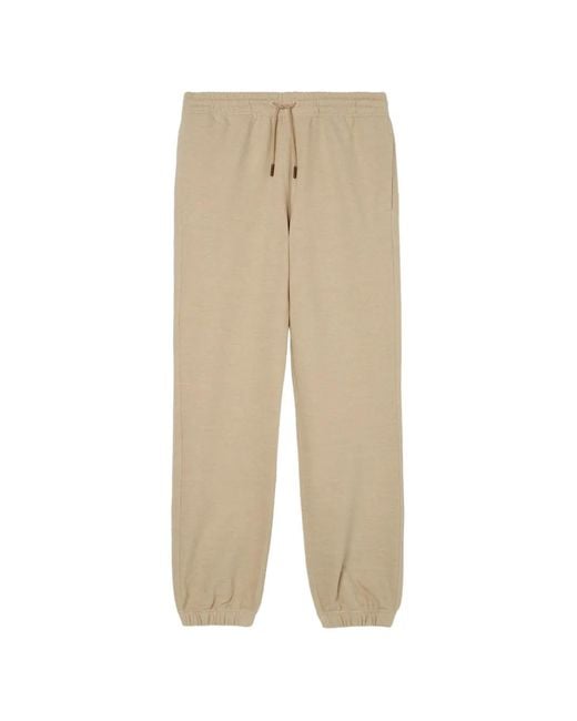 Burberry Natural Landscape-Label Cotton Jogging Pants