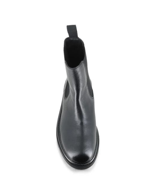 Alexander Hotto Black Elasticated Side-Panel Boots