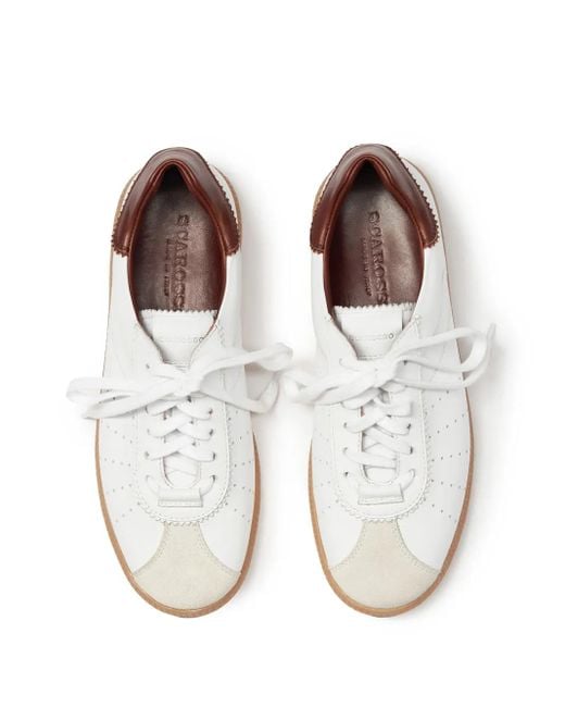 Scarosso Brown Double-Shoe Lace Trainers