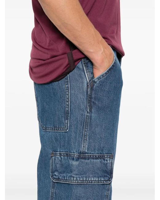 Levi's Blue 568 Cargo Jeans for men