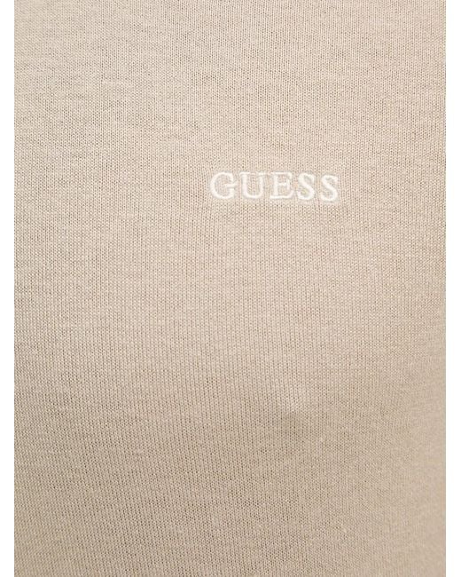 Pull À Logo Brodé Guess pour homme en coloris White