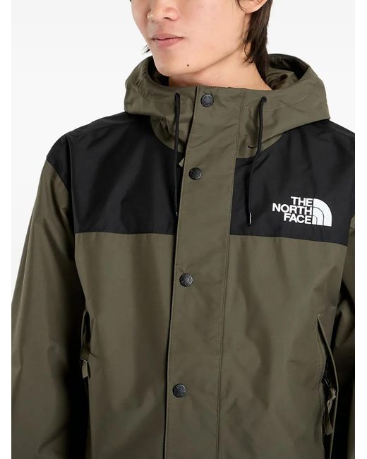 The North Face Green Embroidered-Logo Jacket for men
