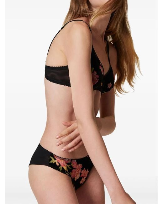 Sujetador con aros Twinset de color Black