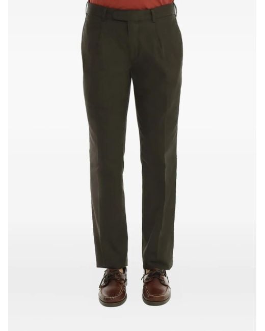 Pantalon À Plis Devore pour homme en coloris Black