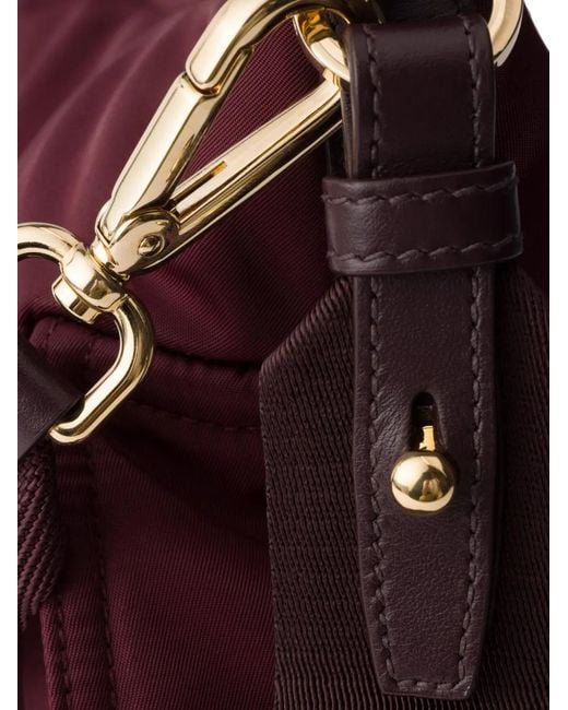 Borsa Explore Grande di Prada in Purple