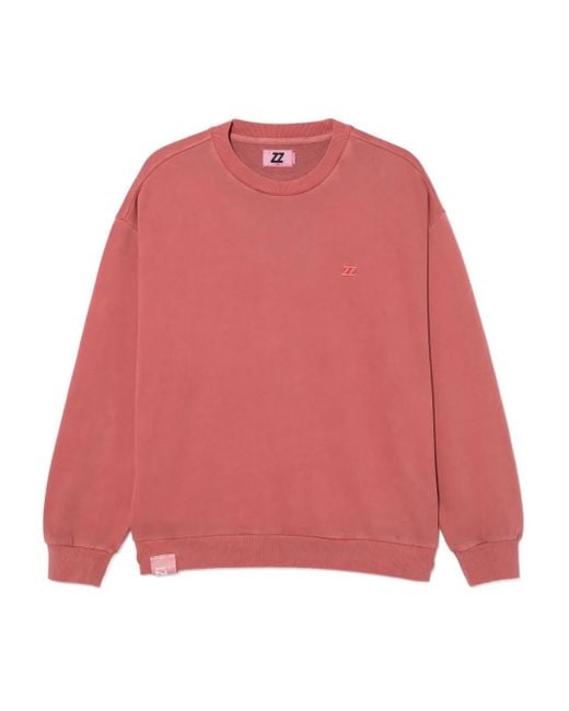 Izzue Pink Logo-Embroidered Sweatshirt for men