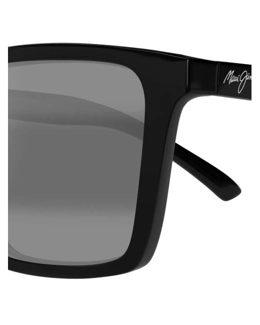 Maui Jim Gray Square-Frame Sunglasses
