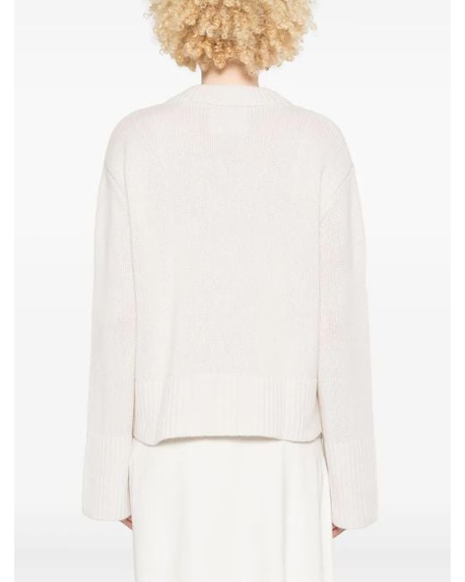 Lisa Yang White Aletta Sweater