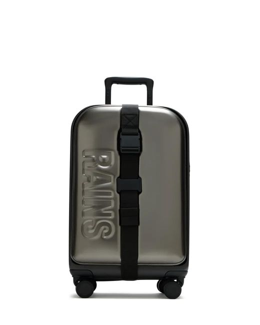 Rains Black Texel Trolley Suitcase