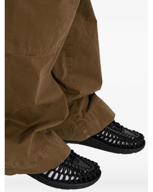 Keen White Uneek Braided Sandals