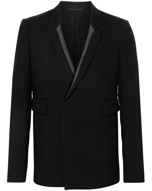 SAPIO Black Wool Blazer