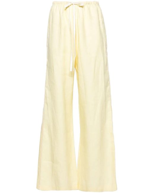 Forte_forte Yellow Elasticated Trousers
