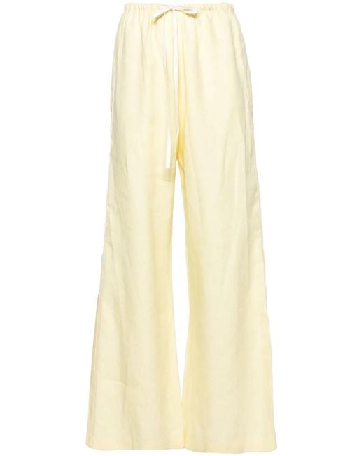 Forte_forte Yellow Elasticated Trousers
