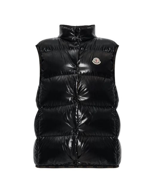 Moncler Black Badia Quilted Down Gilet