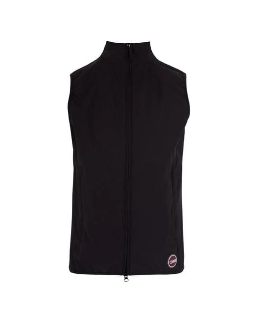Colmar Black Logo Appliqué Jacket for men