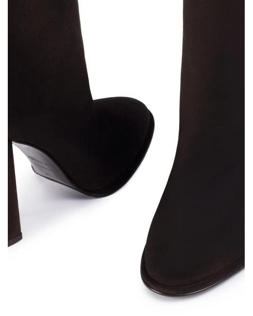 Le Silla Black Elsa Suede Boots