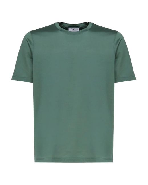 Galiana Green Cotton T-Shirt for men