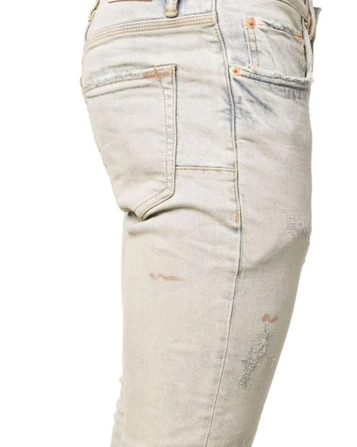 Purple Brand Jeans im Distressed-Look in Gray für Herren