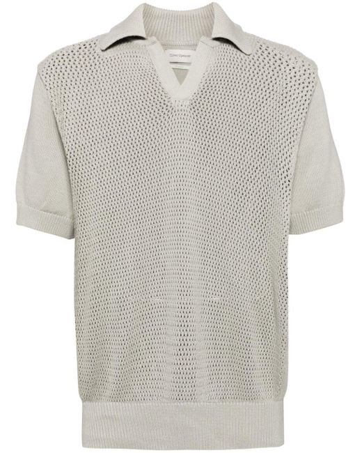 Oliver Spencer Oli Poloshirt aus Bio-Baumwolle in Gray für Herren
