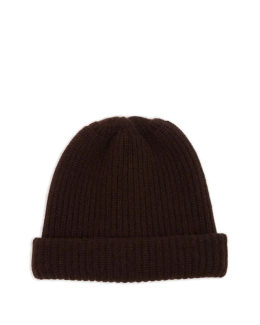 メンズ Maison Margiela リブニット ビーニー Brown