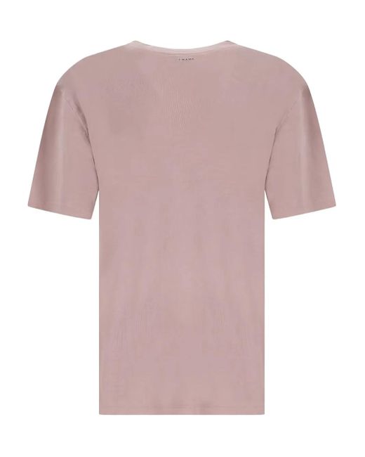 FRAME Pink Short-Sleeve Crew-Neck Tee