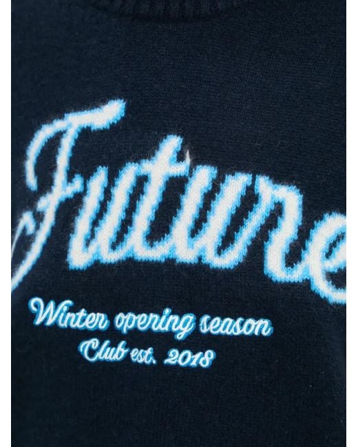 From Future Blue Embroidery-Logo Sweater