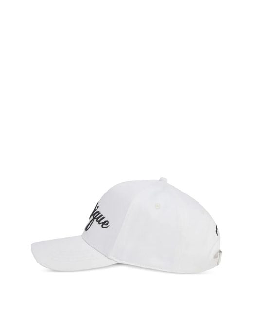 DSquared² White Cotton Iconique Baseball Cap for men