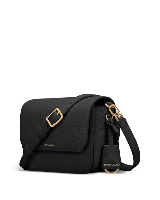 Maison De Sabre Black Medium Flap Bag