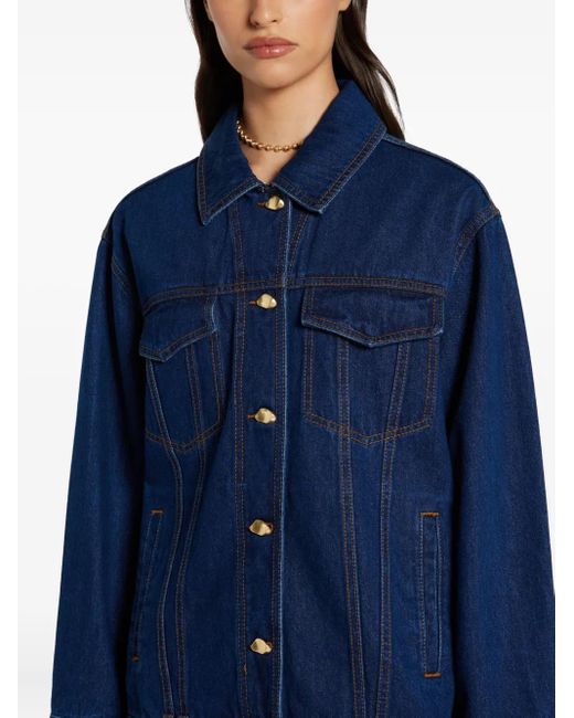 Aje. Blue Carmen Denim Jacket