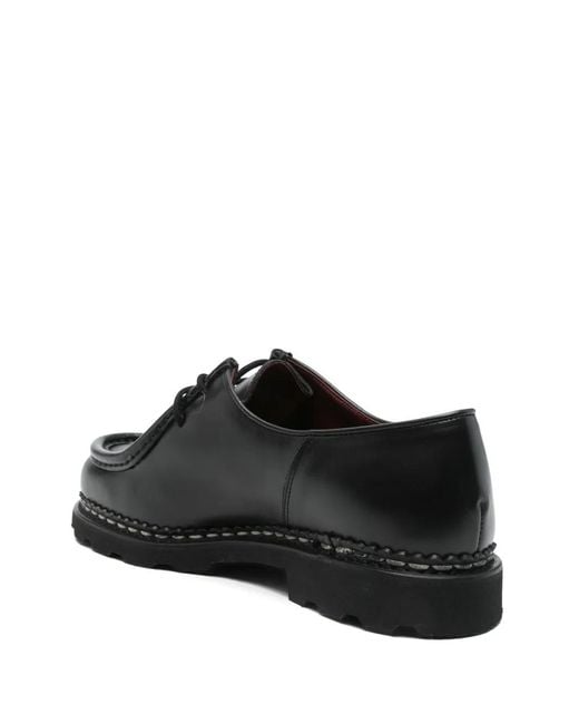 Paraboot Black Michael Bbr Lace-Up Derby Shoes for men