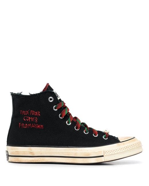 Converse Black Barriers Chuck 70 High-Top Sneakers for men