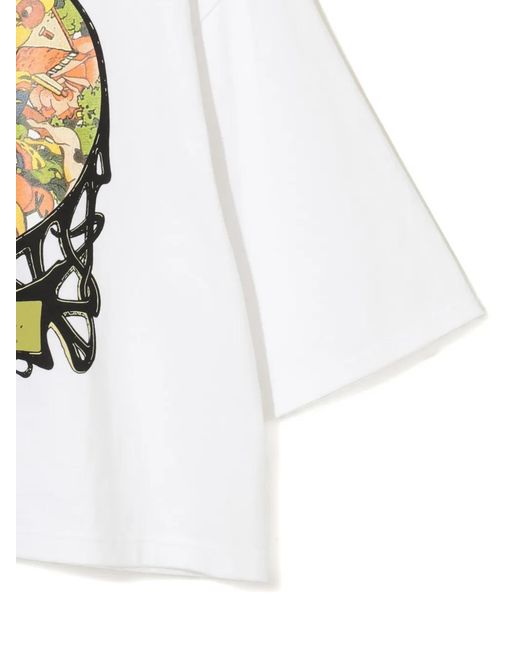 Undercover White Graphic-Print T-Shirt