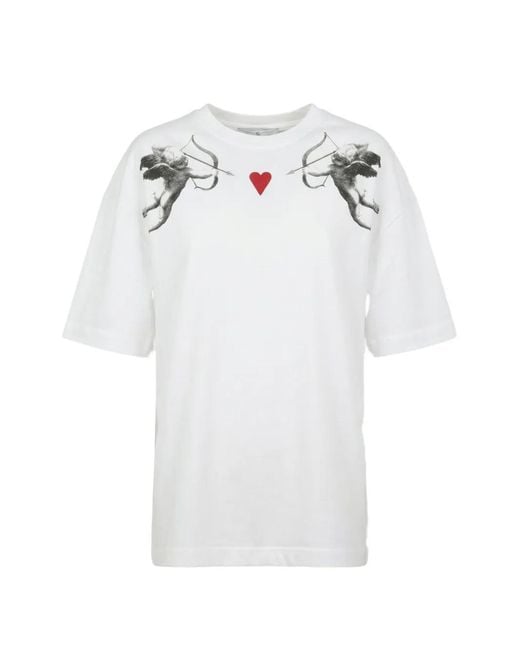 Fiorucci White Double Angels T-Shirt