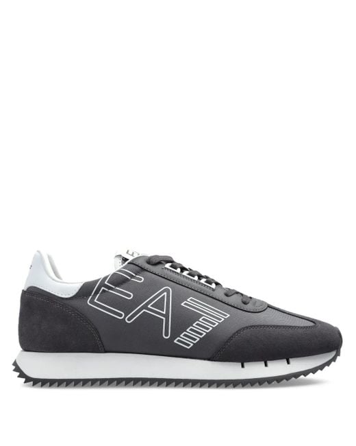 Sneakers Con Logo di EA7 in Gray da Uomo