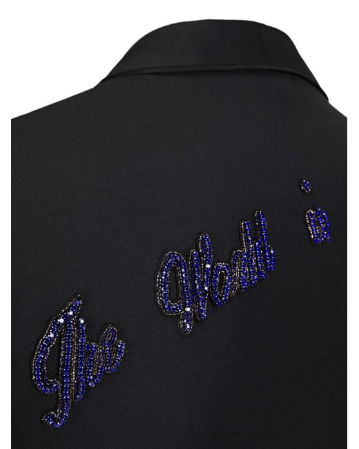Billionaire Black Schulz Crystal-Embellished Blazer for men