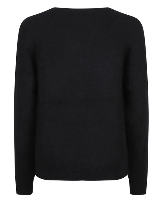SELECTED Black Wool Jumper